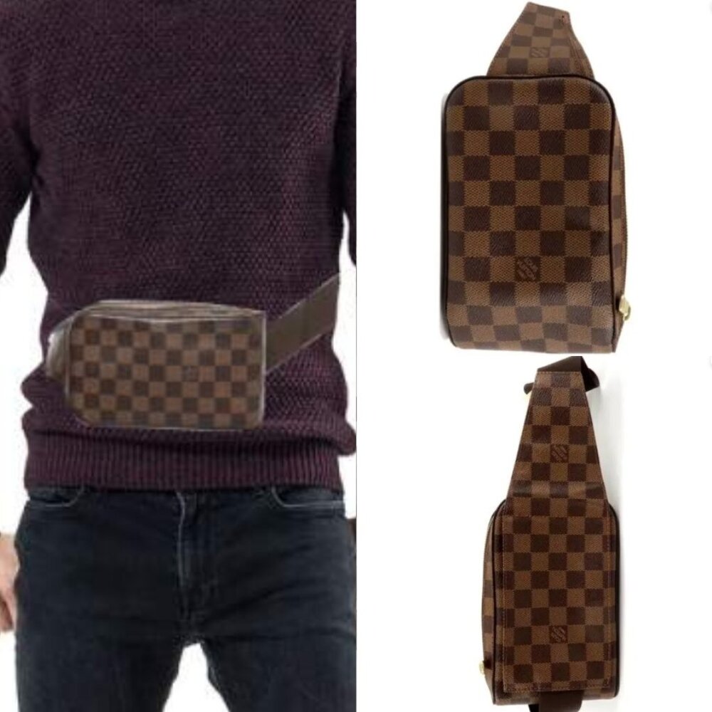 ⭐🔥AUTHENTIC🔥⭐Louis Vuitton Geronimos Damier Ebene